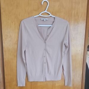 LOFT Button-Front Cardigan